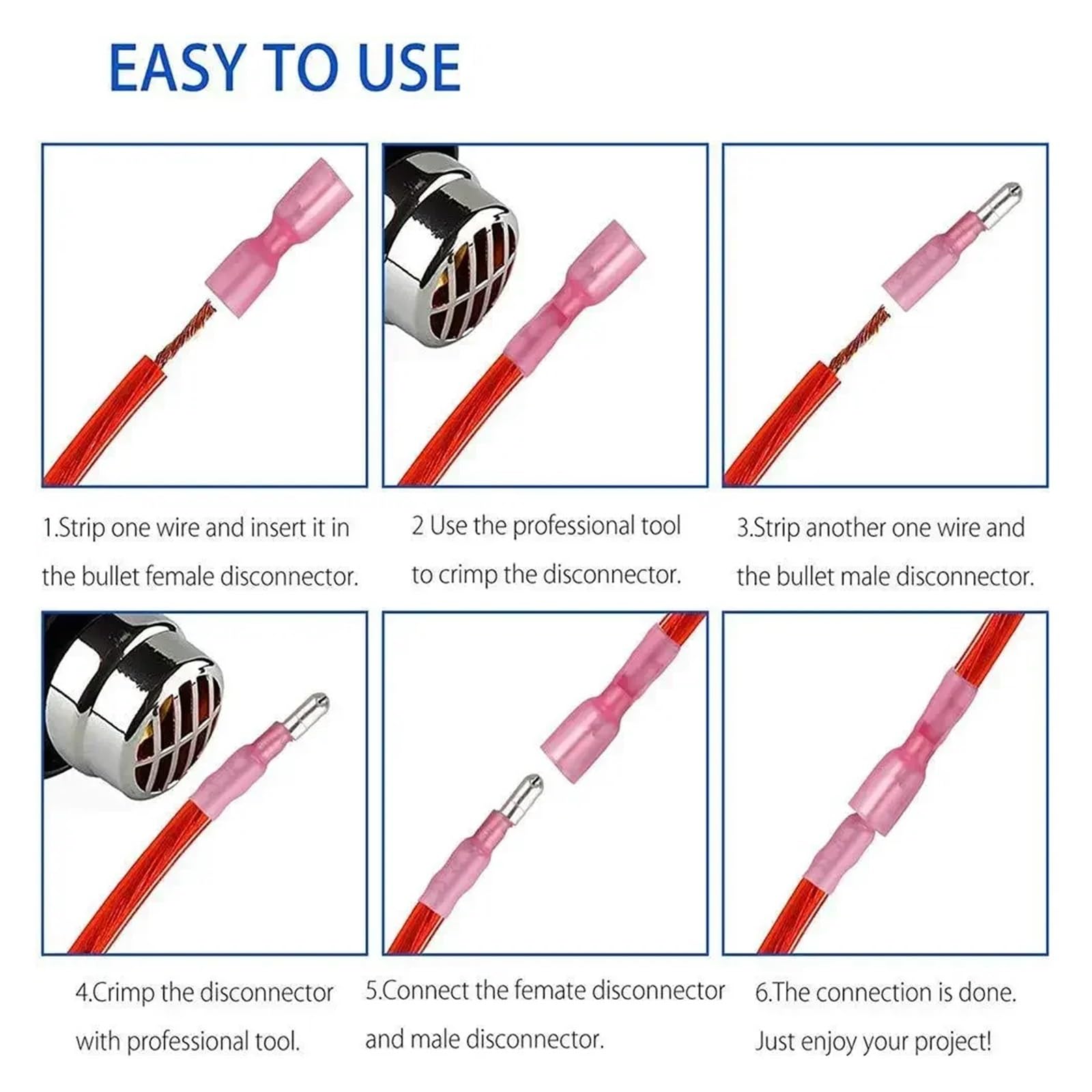 100/200PCS Heat Shrink Tube Bag Printing Heat Shrinkable Terminal Combination Heat Shrink Tubing Kit(200 PCS)
