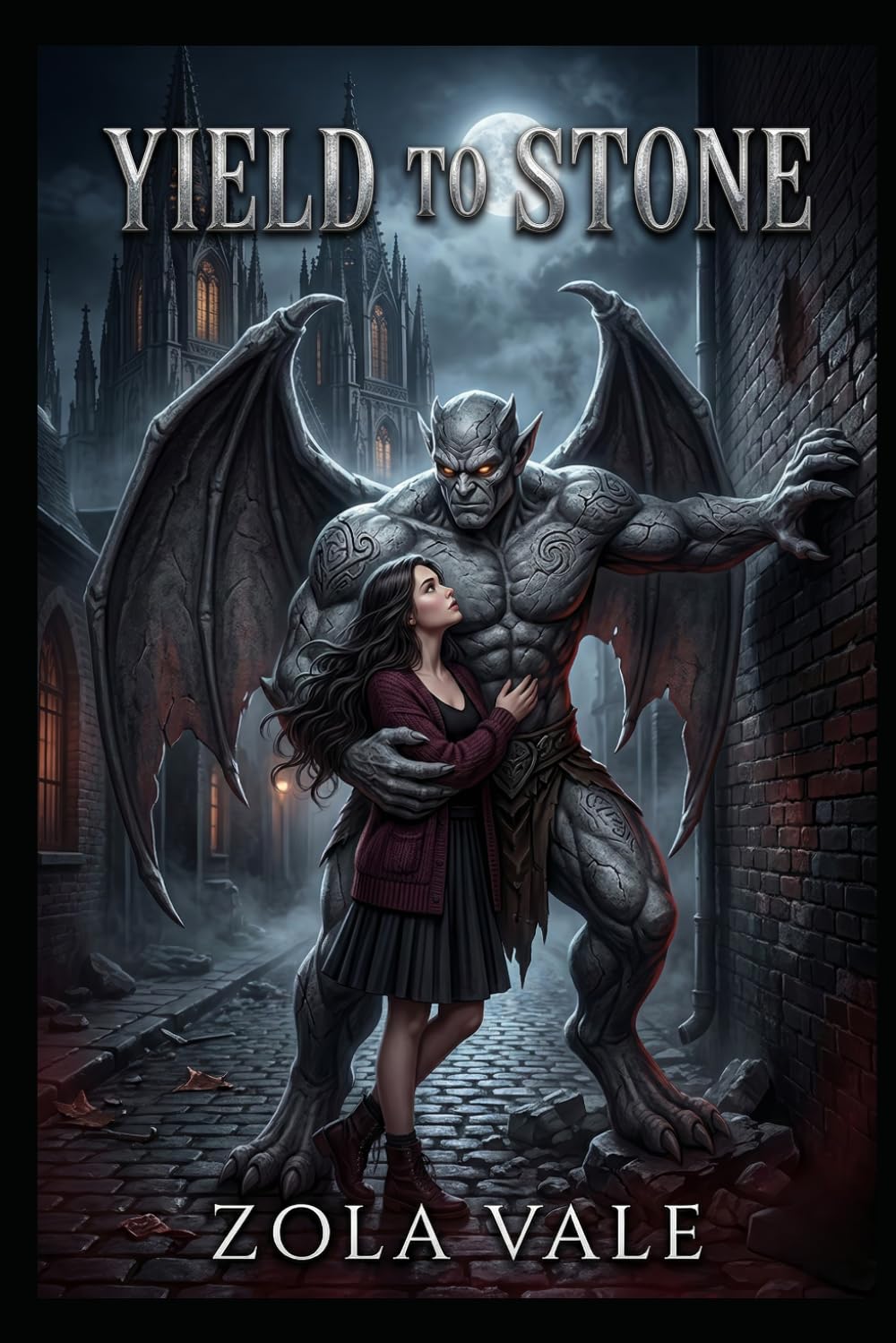 Yield To Stone: A Steamy Gargoyle Monster Romance: 1 (The Stone Kings of Blackwood)