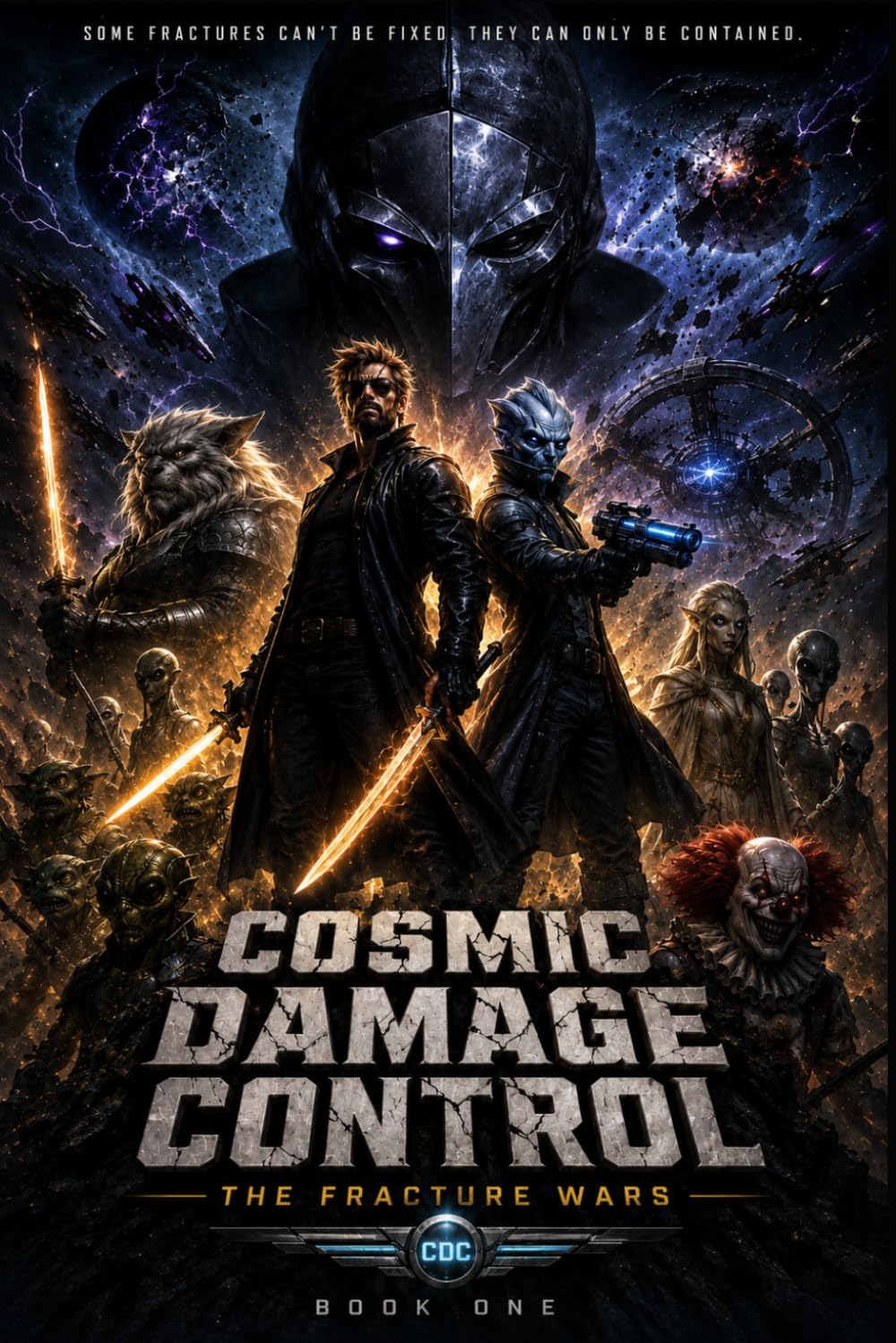 Cosmic Damage Control The Fracture Wars Book 1: Coffee, Chaos, and Collapsing Realities