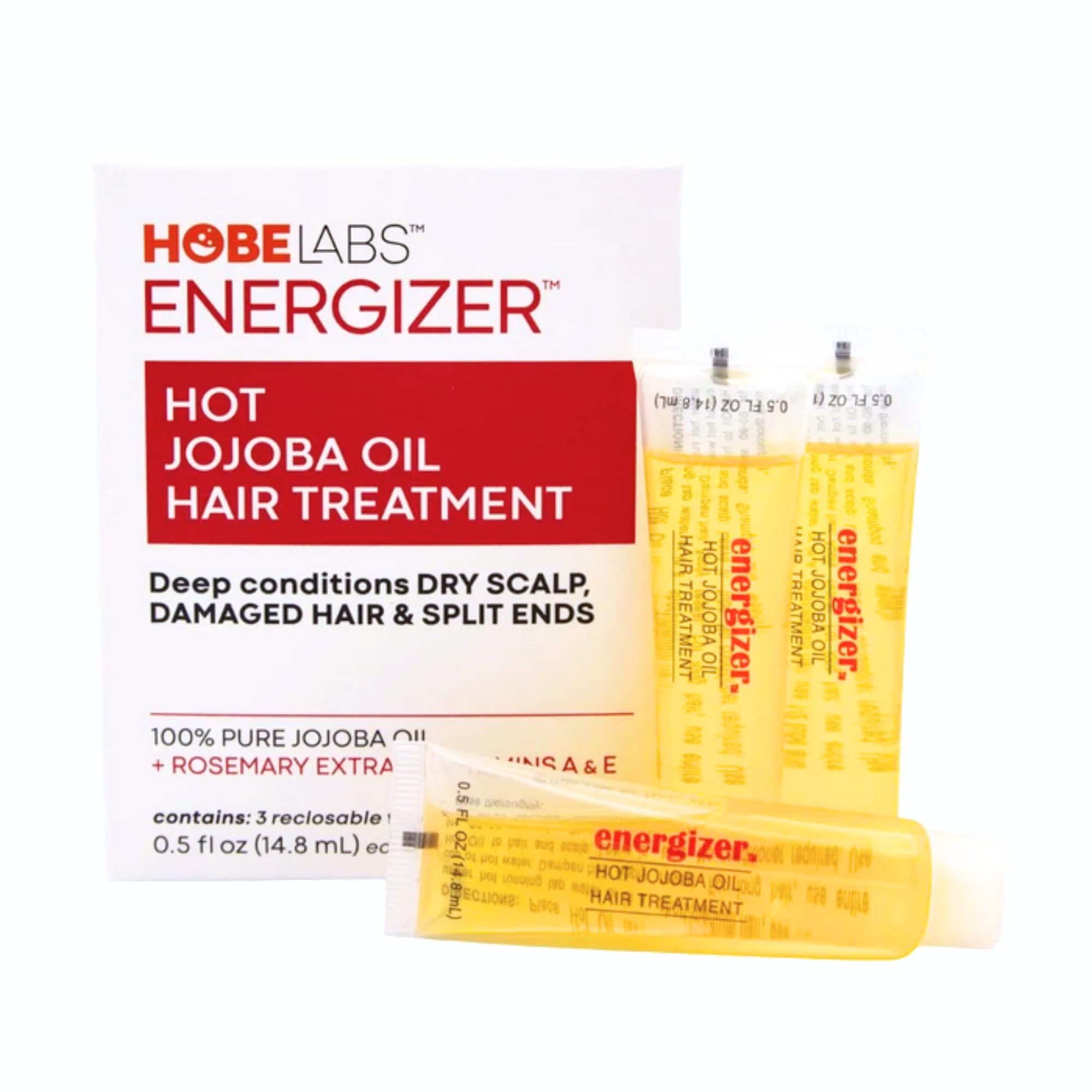 Hobe Labs Energizer Hot Jojoba Oil Hair Treatment - 0.5 fl oz