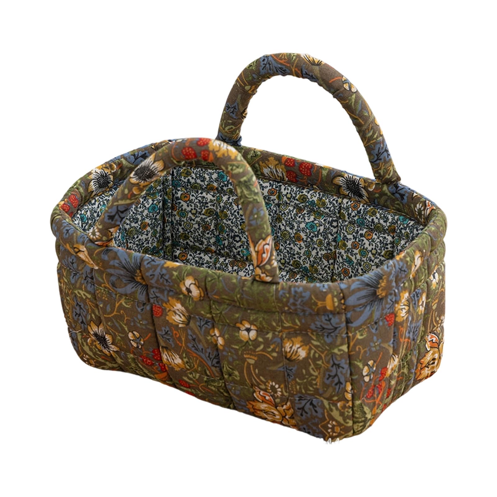 Hredyqw Thickened Fabric Underwear Storage Basket Small Organiser For Cosmetics Toy And Snacks Home Organization Tool