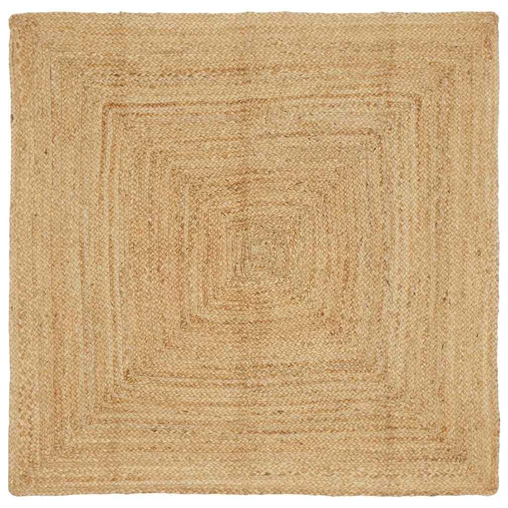 Tapis naturel en jute fait main | Éveillez la douceur et la sérénité dans votre maison
