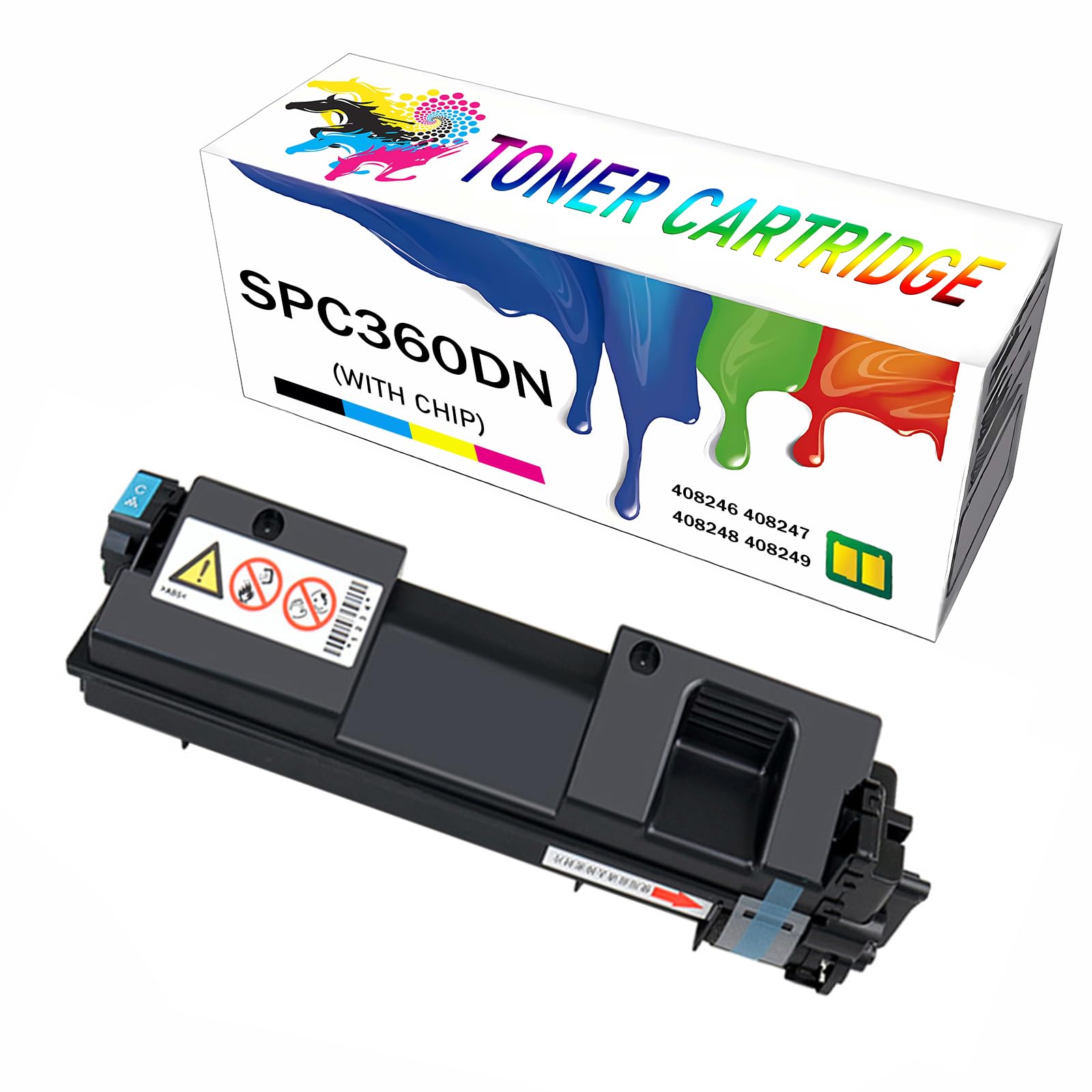 Cartucho de tóner de Capacidad Extra Alta SPC360DN 408246/47/48/49
