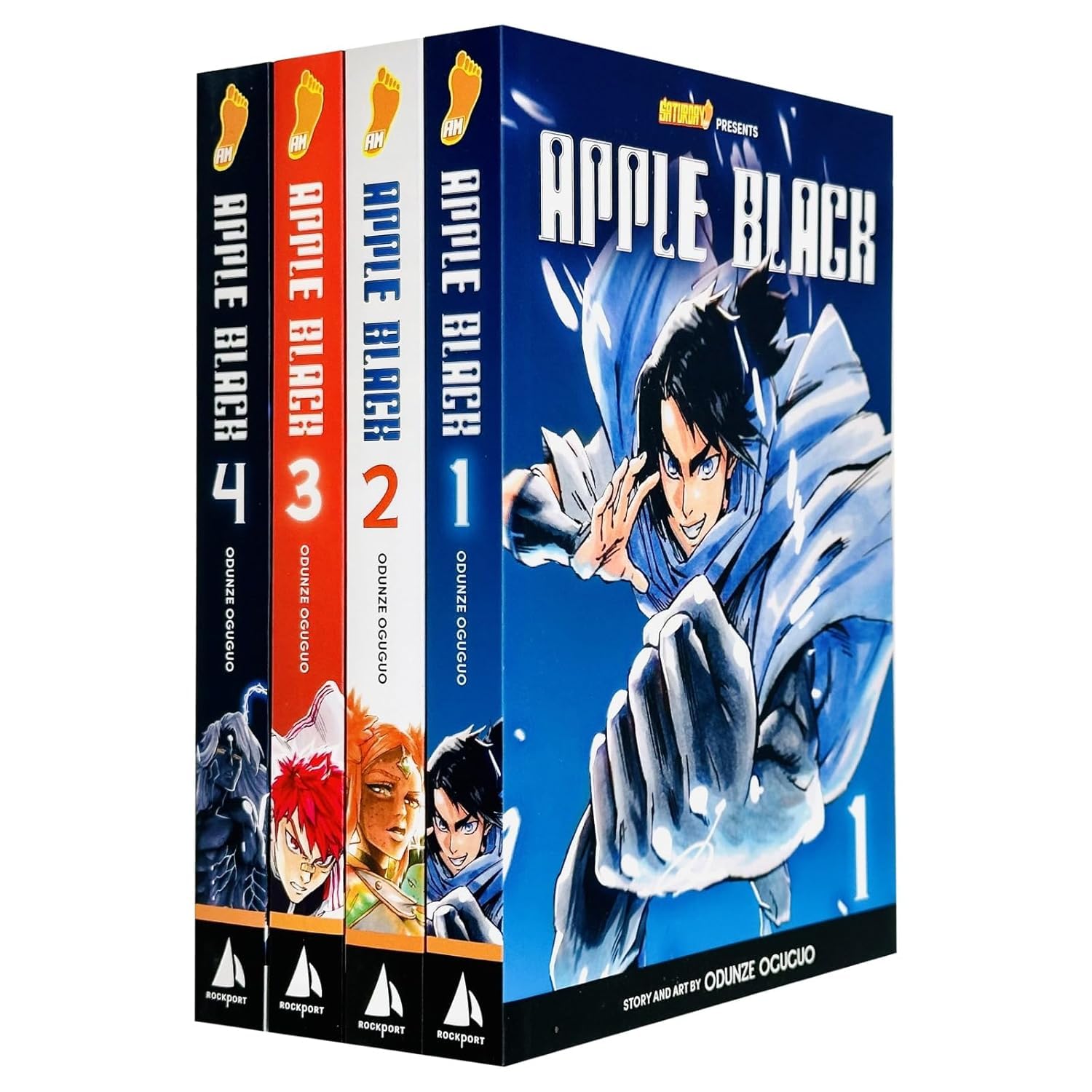 Saturday AM TANKS Apple Black Series 4 Books Collection Set (Neo Freedom, Sunny Eyes, Instruments of Vengeance & Holy Spectre)