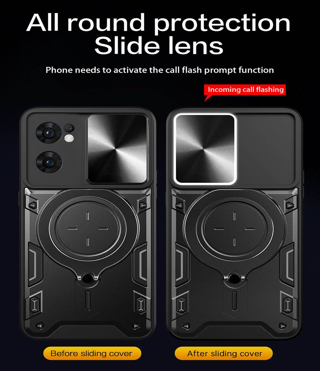 COMAKU Cover per Realme 10 4G, con 360° Magnetica Anello Supporto, Anti Caduta e Resistente Agli Urti, Cover per Realme 10 4G - Blu reale