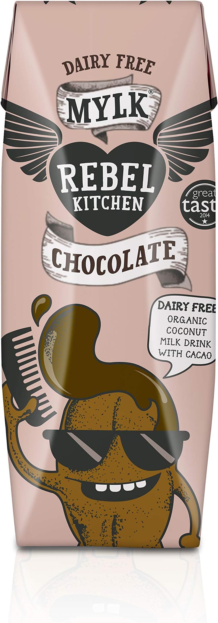 Rebel Kitchen Dairy Free Organic Chocolate Mylk 250 ml (Pack of 12)