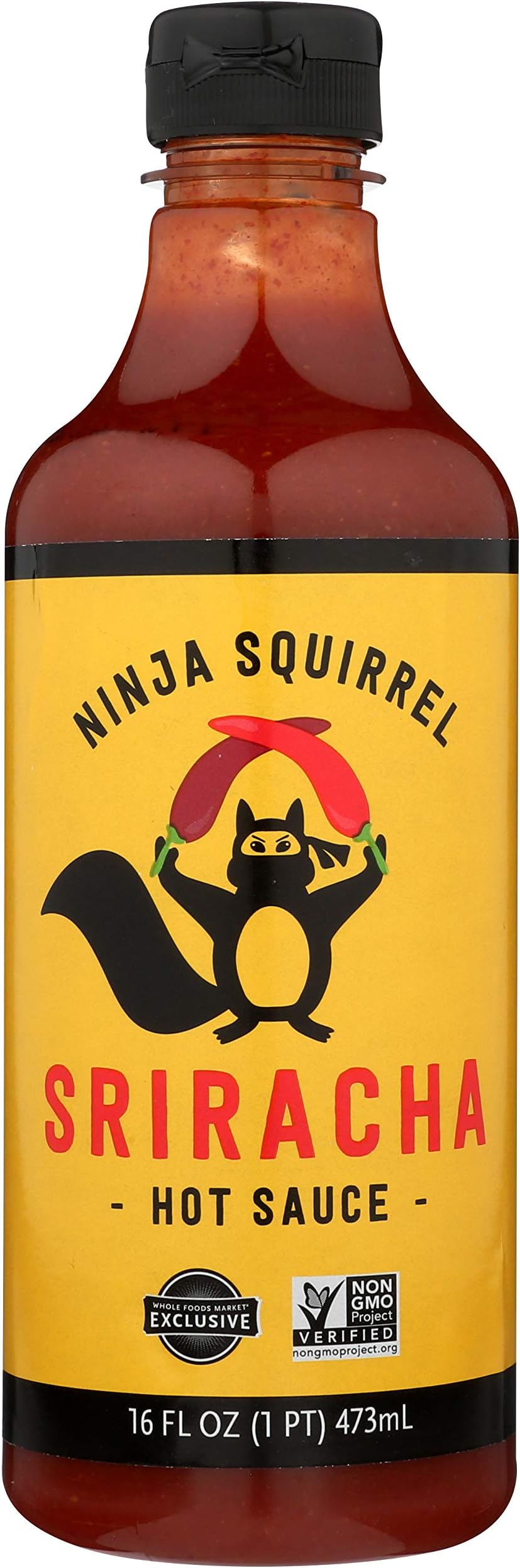 Ninja Squirrel, Sriracha Hot Sauce, 16 fl oz
