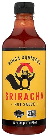 Amazon.com : Ninja Squirrel, Sriracha Hot Sauce, 16 fl oz : Grocery