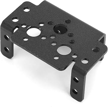 Servo Motor Bracket & Pan Tilt Kit | 2 - Axis Motion for Robot/Camera/Sensor Mounting | Aluminum Alloy Servo Bracket Kit with Bearings & Hardware
