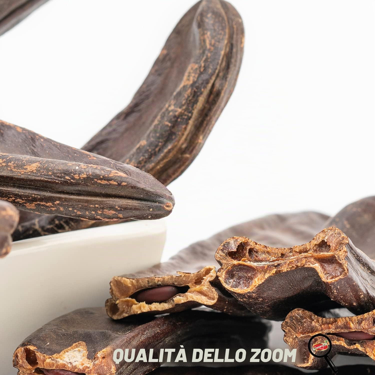 Carrube secche ITALIANE disidratate da 5 kg - pronte da mangiare e carnose - intere - naturali - SORRENTINO