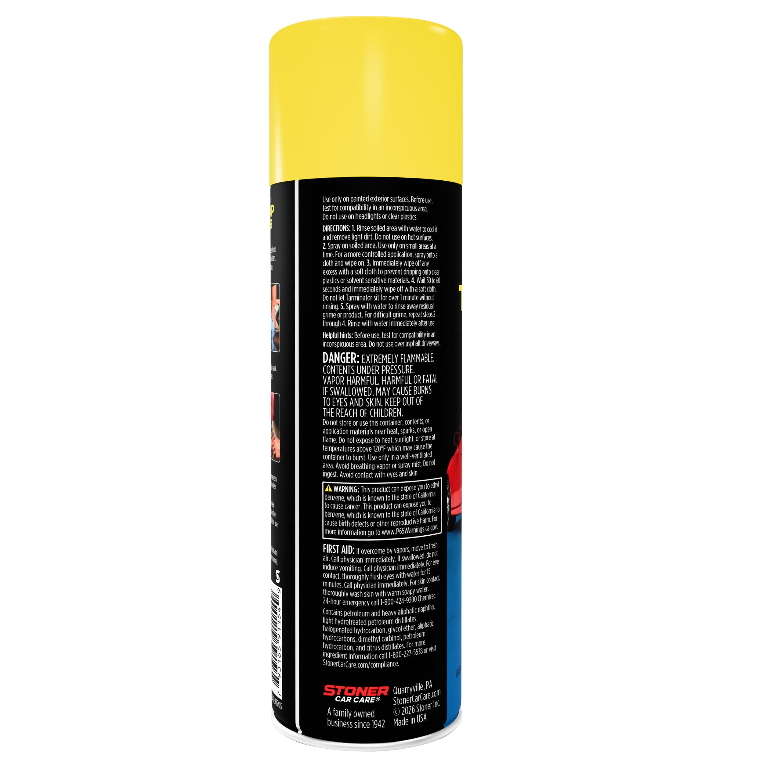 Stoner Car Care 91154-2PK Tarminator Teer-, Saft- und Asphaltentferner, sicher auf Autolack und Chrom auf Autos, LKWs, Wohnmobilen, Motorrädern und Booten, 2 Stück