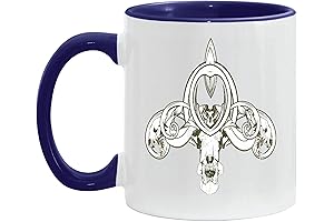 Skully Heretic Beast Creature Animal Demon Gift Kids 11oz & 15oz Inner Color Accent Mug