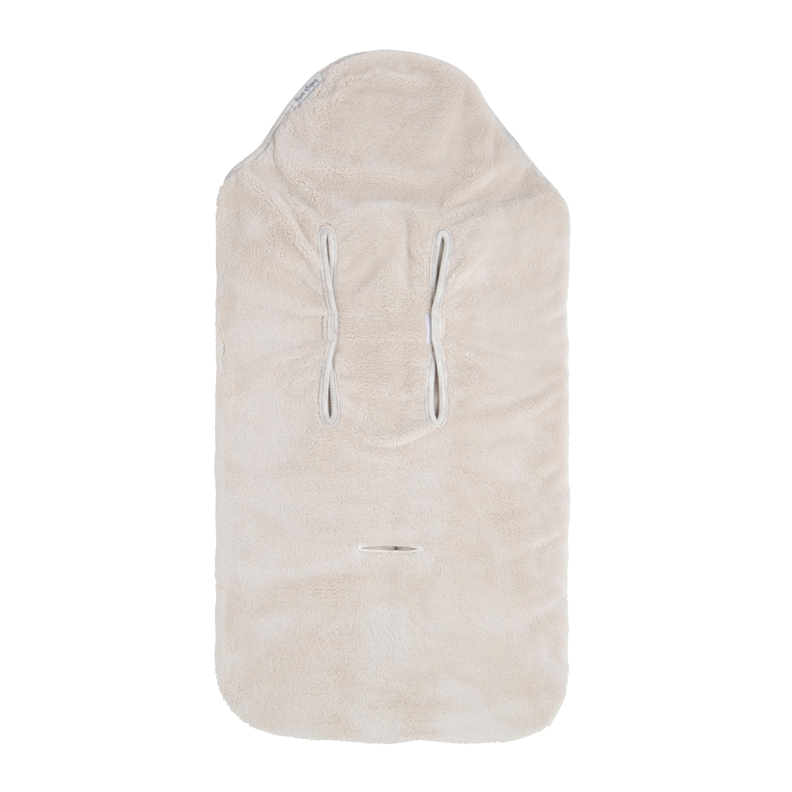 Baby's Only - Fußsack Hope - 0+ Fußsack Babyschale - Gefüttert - für 5- und 3-Punkt-Gurten Autositz - für Jungen und Mädchen - Ecru