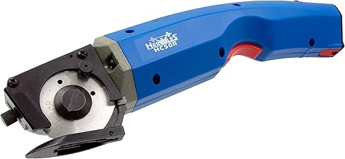 Hercules HC50R Cizalla giratoria eléctrica inalámbrica  Recargable, cortador multicapa para tejidos naturales y sintéticos de peso ligero a medio