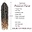 Passion Twist Hair - 8 Packs 14 Inch Passion Twist Crochet Hair For Women, Crochet Pretwisted Curly Hair Passion Twists Synthetic Braiding Hair Extensions (14 Inch 8 Packs, T27)