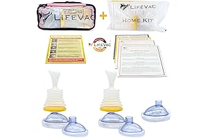 LifeVac Home & Travel Kit Combo - The Life-Saving Device for Choking Emergencies