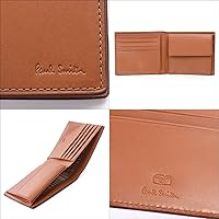 新品✨ポールスミス✨ベジタンストライプトリム✨二つ折り財布✨Paul Smith ベジタンストライプトリム 2つ折り財布（キャメル） ｜ポール・スミス