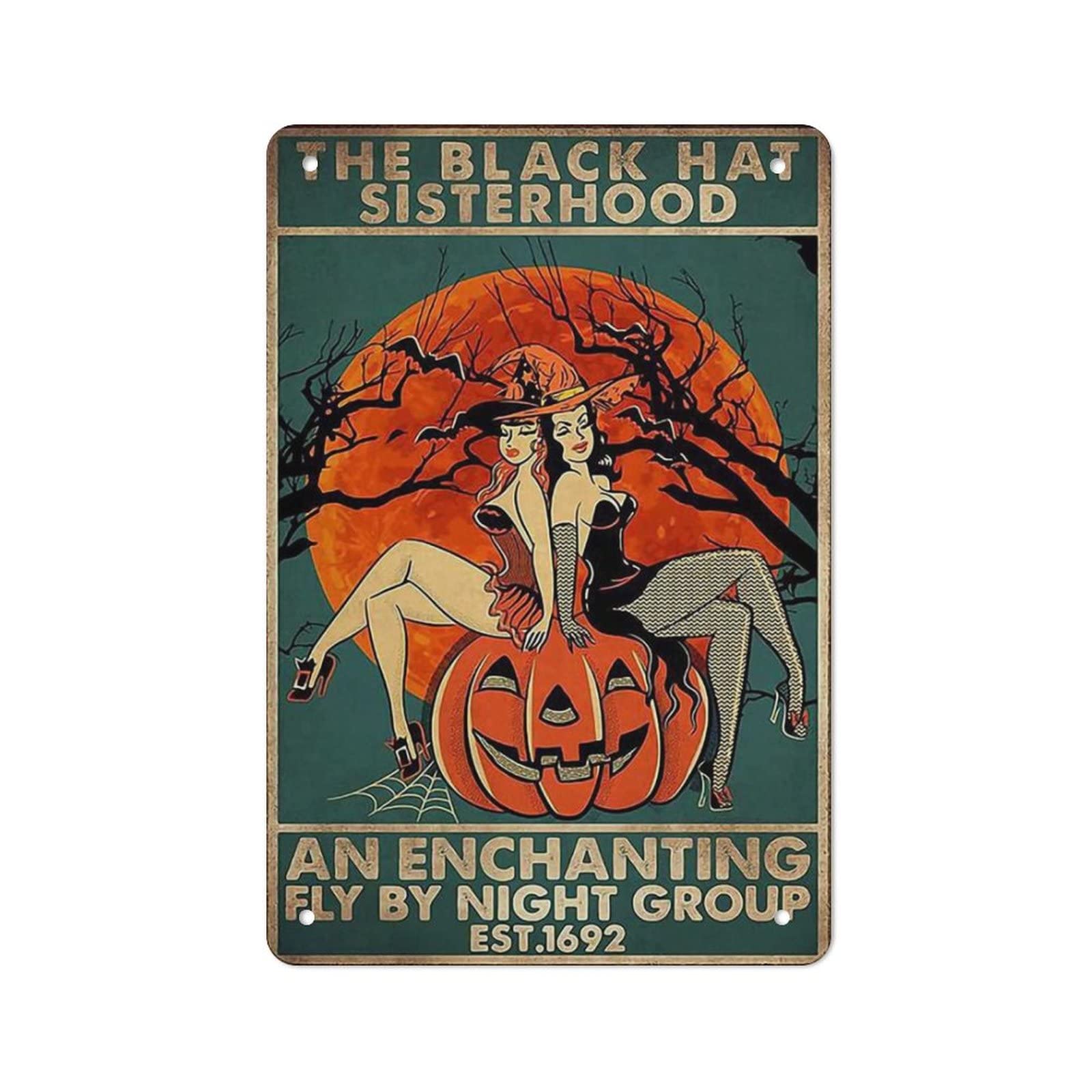 AOOEDM Sisters Metal Tin Sign for Home Bar Pub Kitchen Wall Art Deocr Man Cave Vintage Metal Sign Poster Plaque Signs Quotes Sign