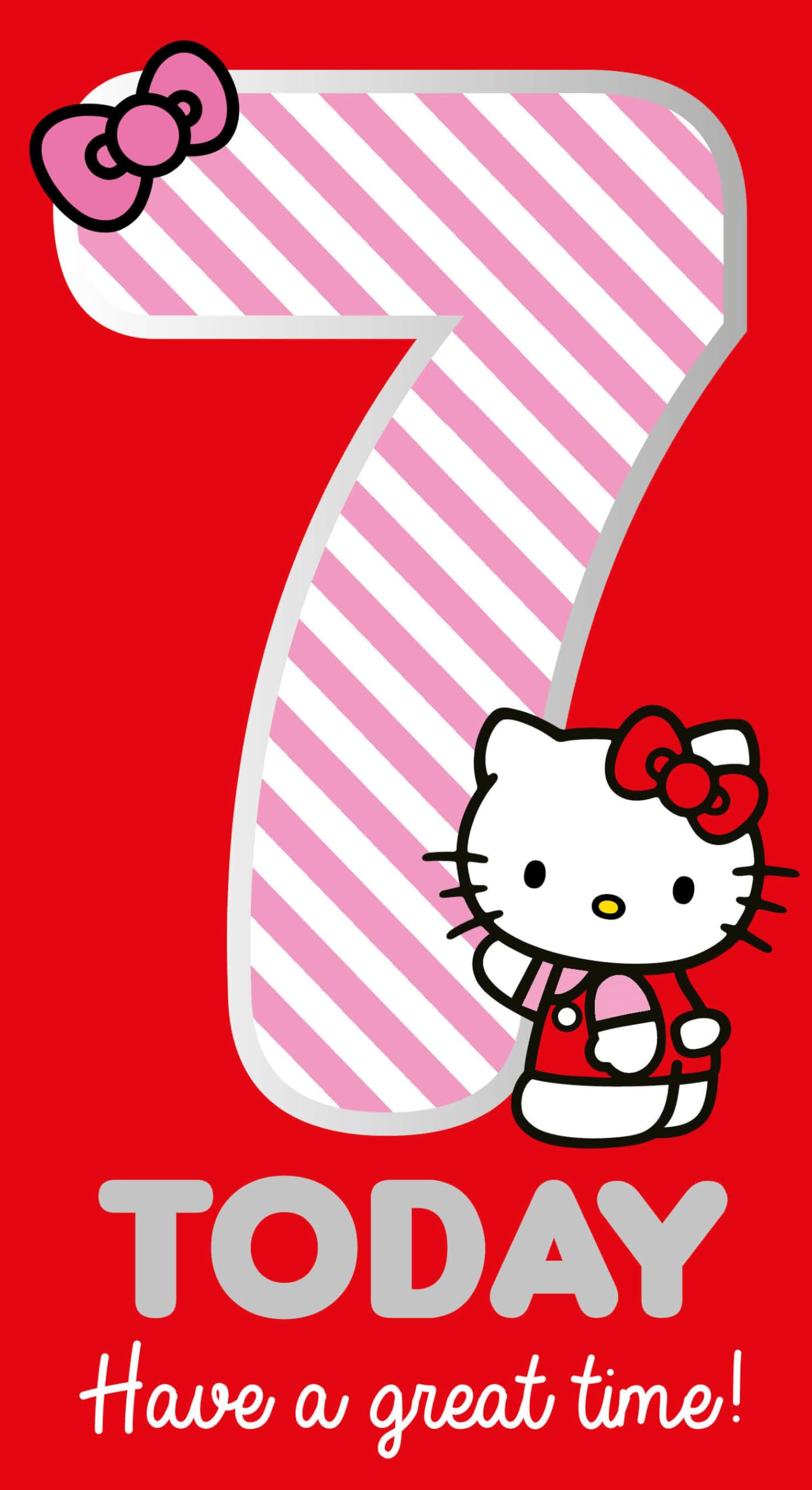 Danilo Promotions Ltd Hello Kitty Birthday Card, Age 7