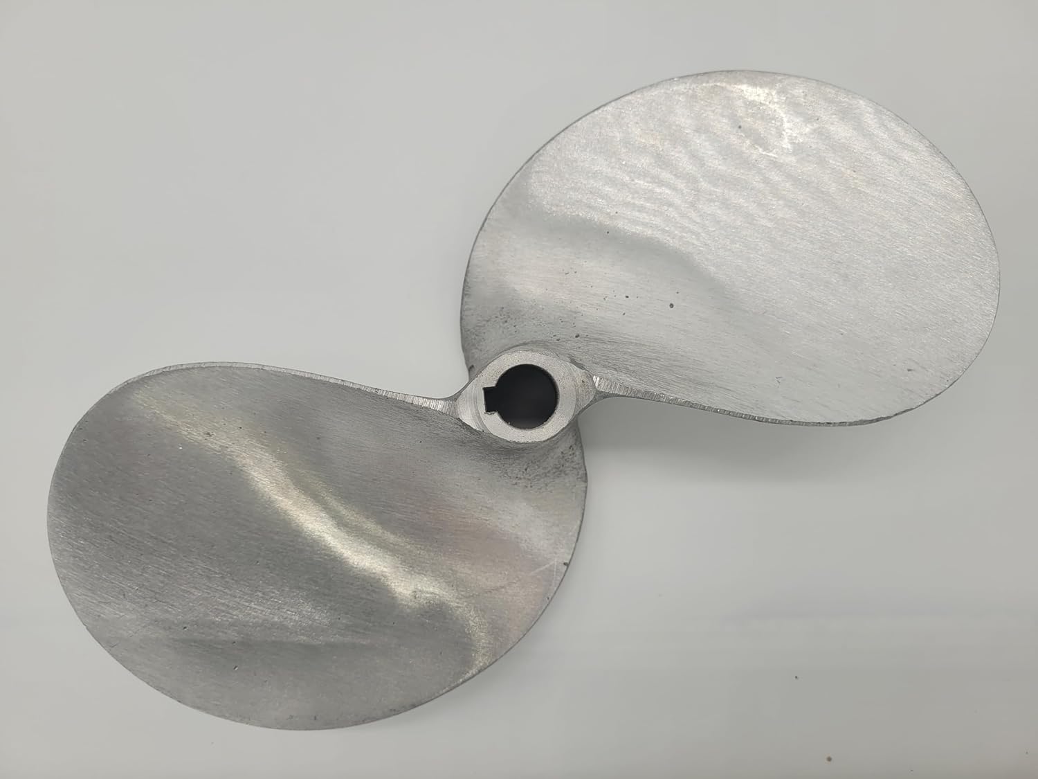 SANAR Aluminum Propeller for Longtail Mud Motor Long Tail Boat - Keyed Tapered Shaft