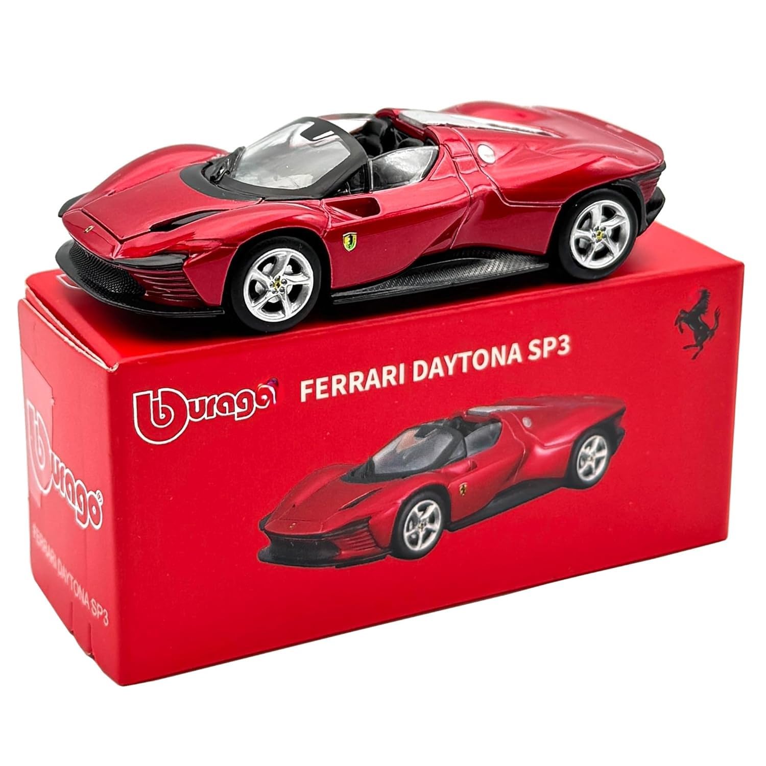 Smiley Buds 1:64 Scale Ferrari Series Model Collection Race Diecast Metal Model Car Ferrari FXX-K (SB-Ferrari-Daytona-SP3)-image-33