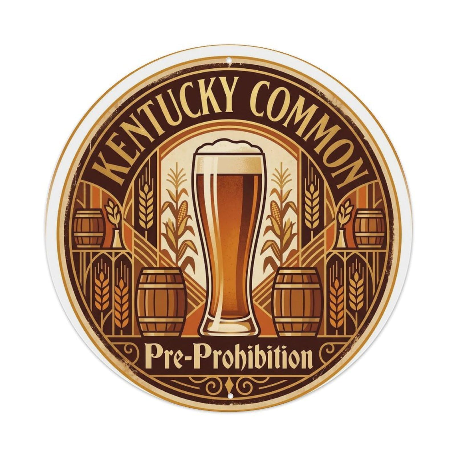 Kentucky Common Beer Historic American Brewery Heritage Metal Tin Sign