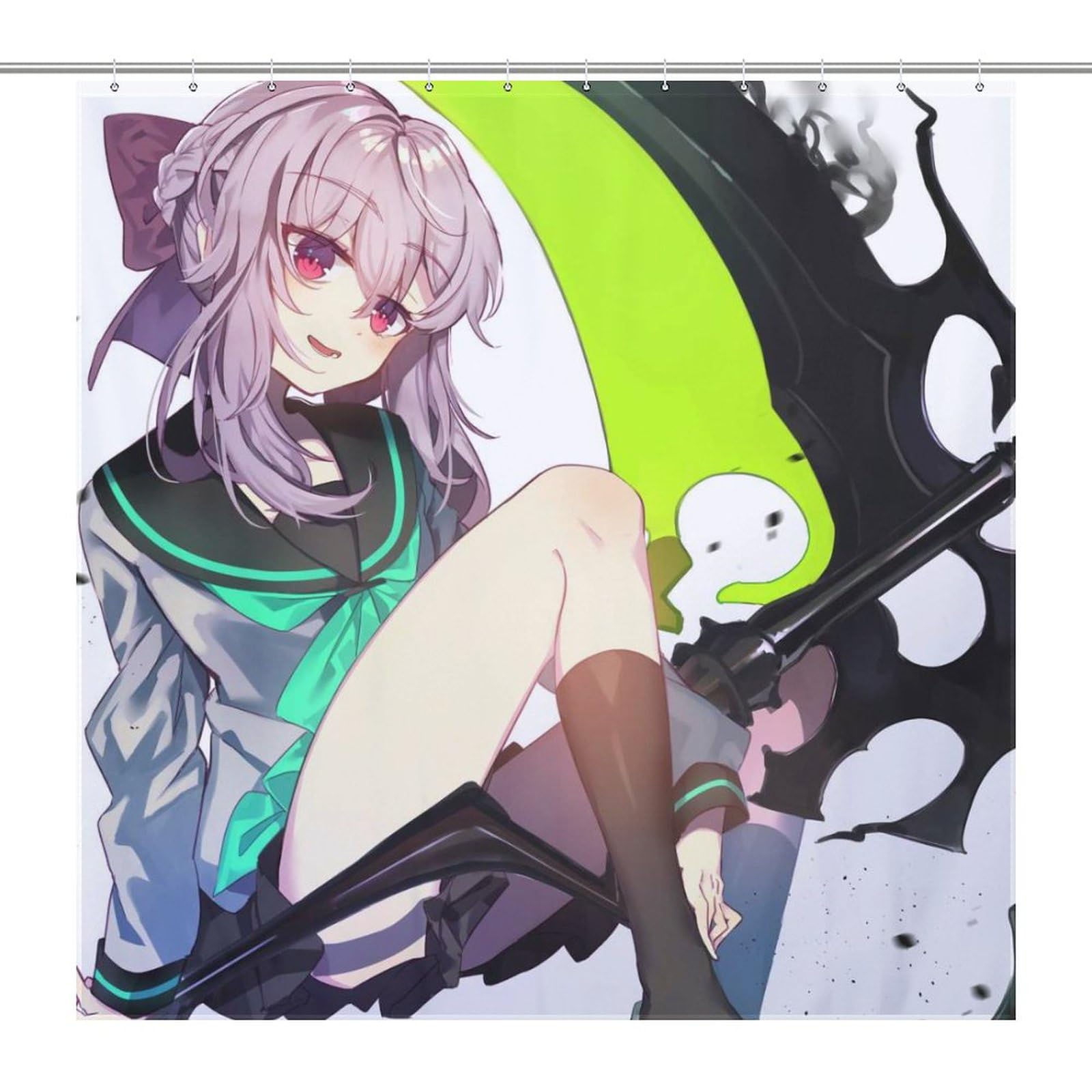 Amazon｜シャワーカーテン おしゃれ 終わりのセラフ 柊シノア 風呂