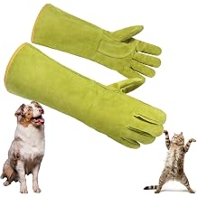 Animal Handing Gloves- Bite Proof, Puncture & Scratch Resistant for Safe Handling, Garden Gloves