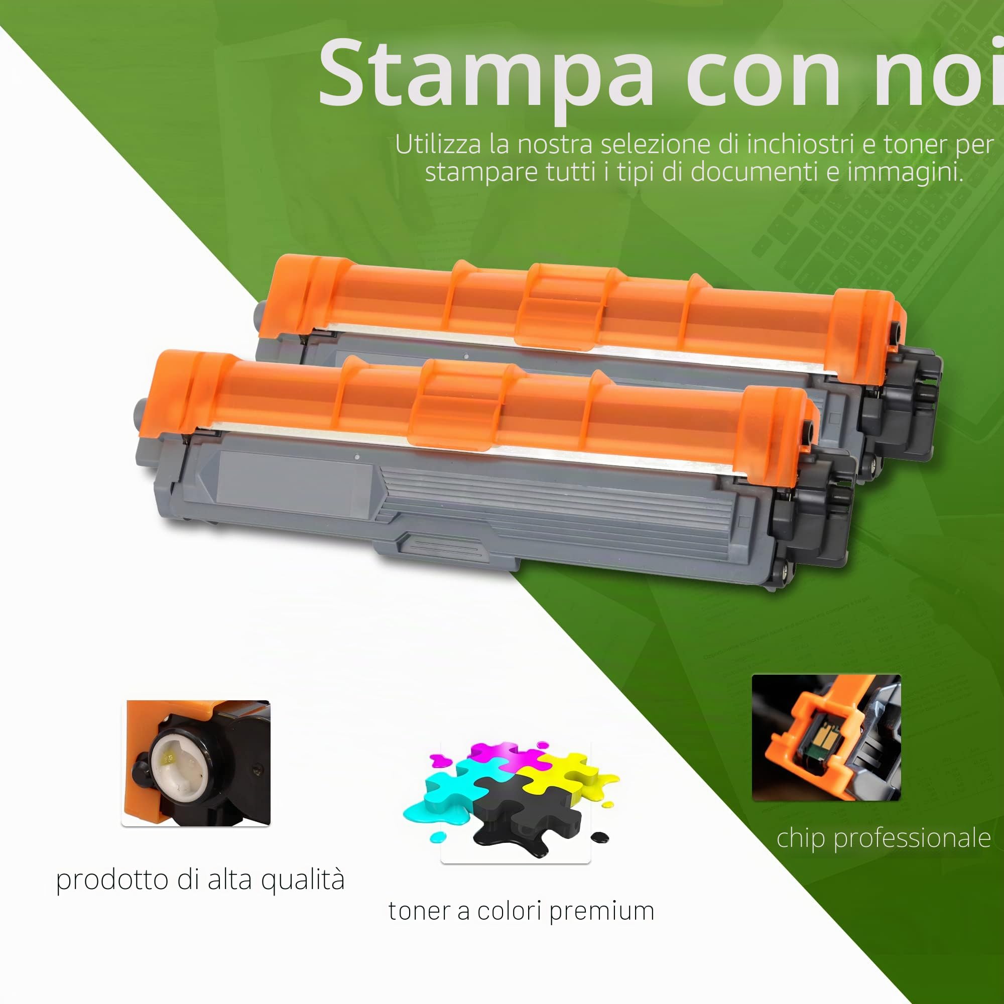 2 pz x NERO Toner Compatibili per Brother DCP-9020CDW HL-3140CW 3142CW 3150CDW 3152CDW 3170CDW 3172CDW MFC-9130CW 9140CDN 9330CDW 9340CDW | TN241 BK