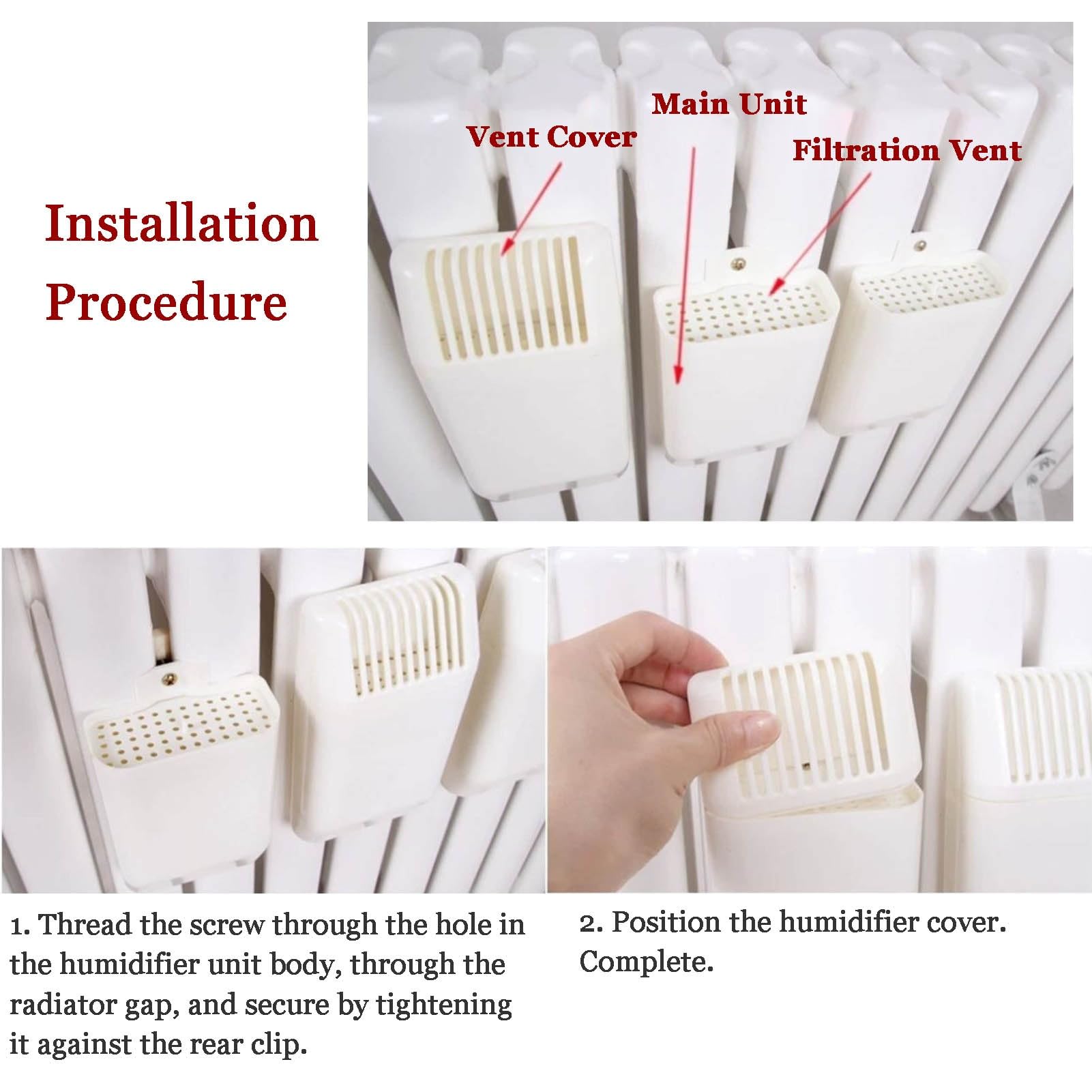 Umidificatore da Camera Letto da Montare Sul Termosifone Portatile Umidificatore Domestico Evaporativo Senza Nebbia E Silenzioso Adatto per Studi WXQTM