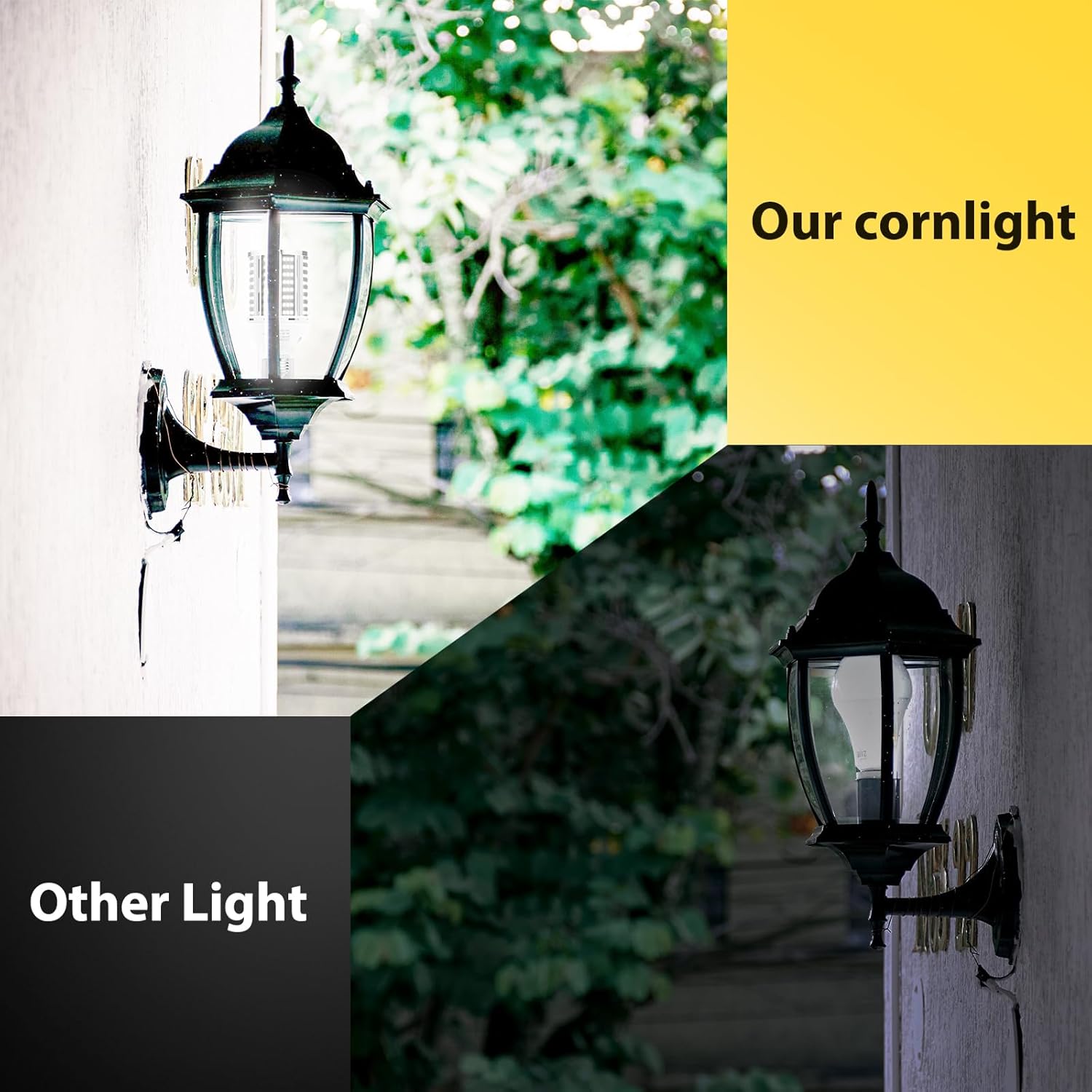 65W LED Corn Light Bulb 2 pack(650W Equivalent ) ,E26/E39 Commercial Grade 7800LM Medium Daylight 5000K Mogul Base LED Lamp,Large Area Lights For Outdoor Indoor Garage Warehouse Factory Bay Light