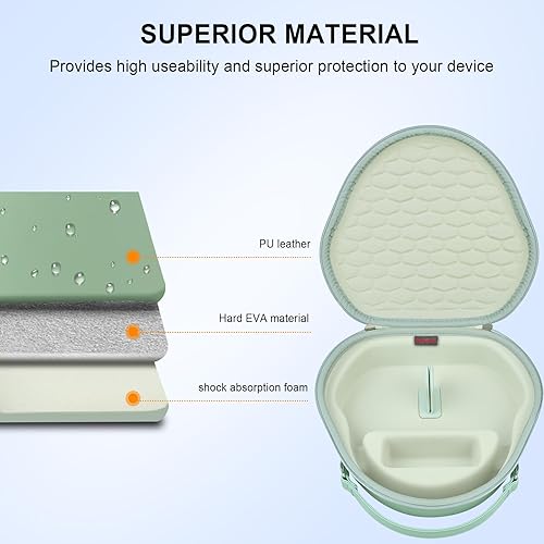 Miniatura 6 de Funda rígida de transporte para auriculares inalámbricos Apple AirPods Max, auriculares Bluetooth para viajes, funda protectora para auriculares,