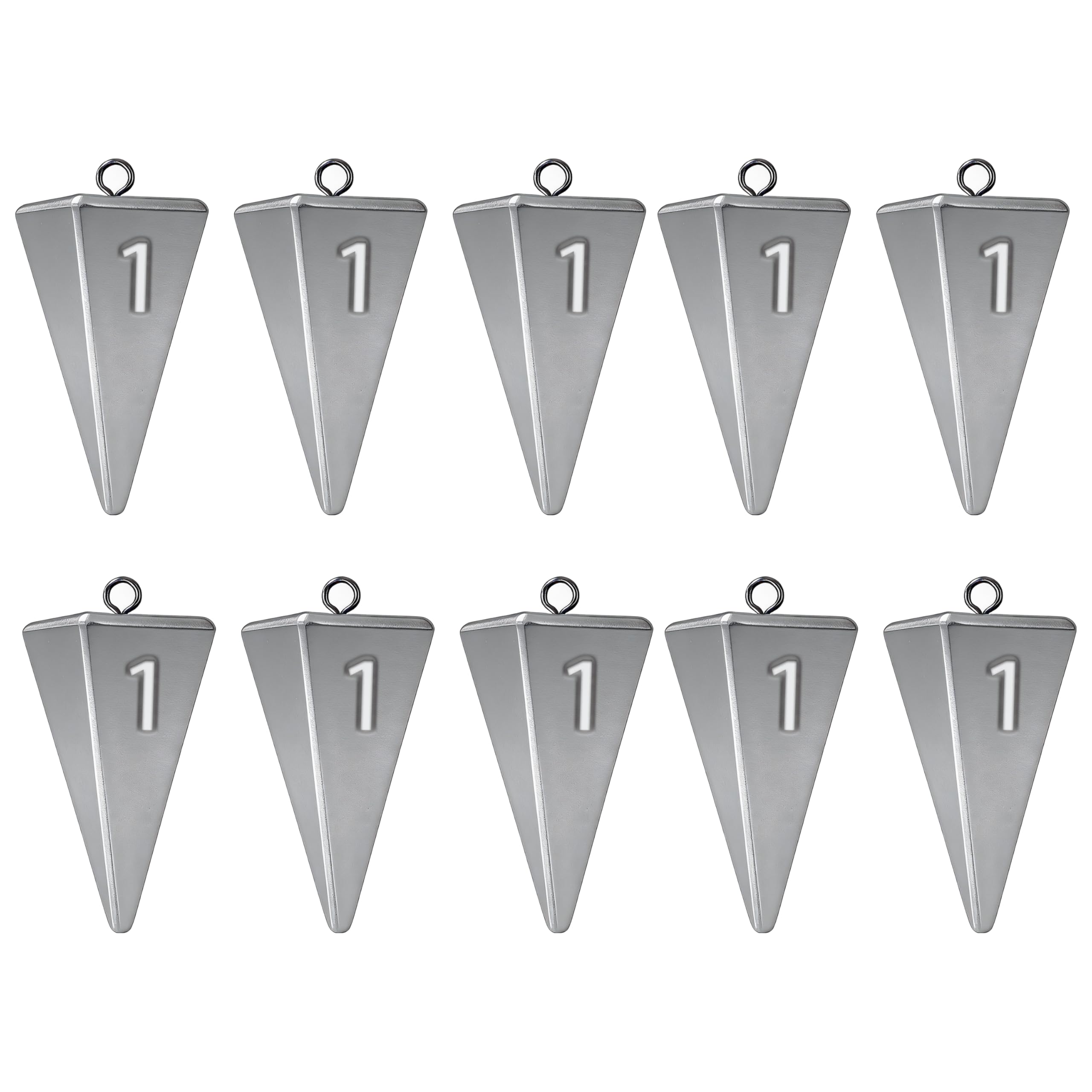 Pyramid Sinkers Fishing Weights Fishing Sinker, Saltwater Fishing Weights Sinkers for Saltwater Surf Fishing Gear Tackle 1oz 2oz 3oz