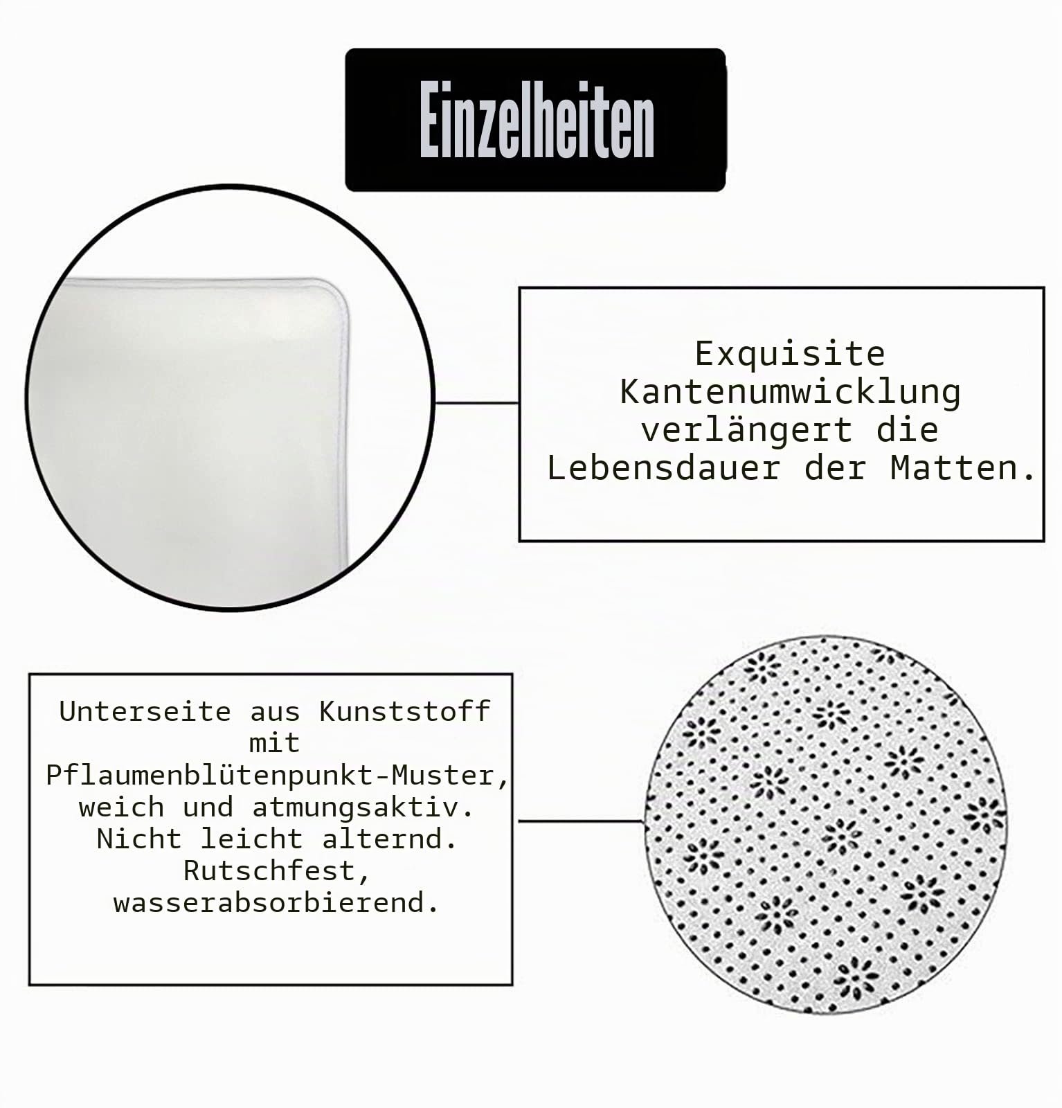 y6iiyy Clothing Duschvorhang-Set mit rutschfesten Teppichen, WC-Deckelbezug und Badematte, wasserdichtes Polyestergewebe, Badezimmervorhang mit 12 Haken, 183 x 183 cm, 4-teilig