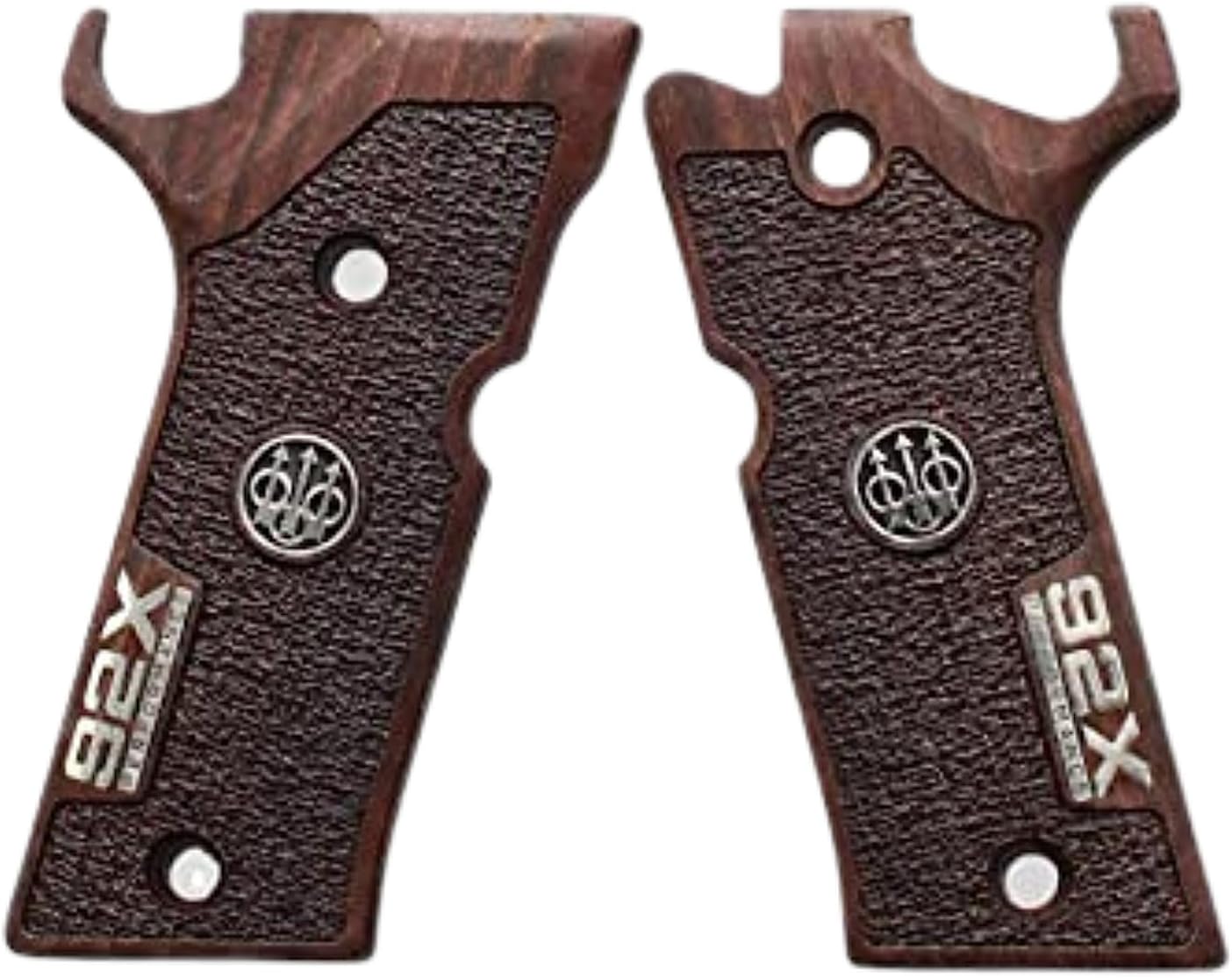 Tactical Makgrips Compatible with Be 92 X Performance Grip Replacement Grips Natural Wood Grip 3D Texture Carving Perfect for Your Holster Weapon Speed and Accuracy and Design 92 X