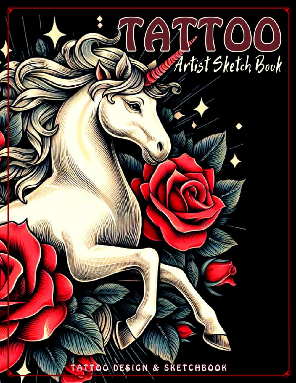 Tattoo Design Book Tattoo Artist Sketch Book: Unicorn Cover, Multi Media, Notebook for Drawing, Sketching, Designing, Tattoo Artist Supplies, 8.5 x ... 4x4 Graph Paper with Blank Sketch Paper