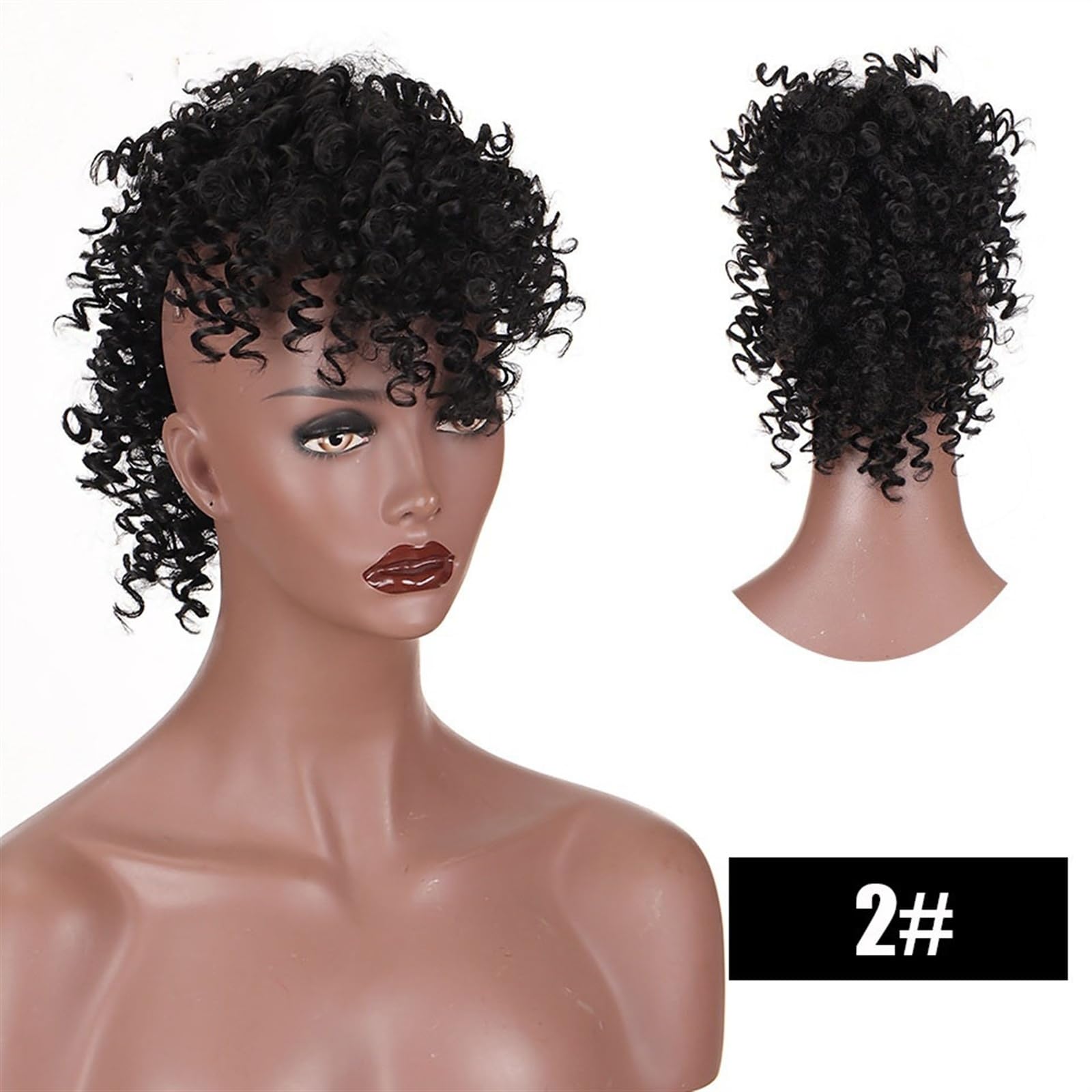 Amazon.com : Messy Bun Hair Puff Afro Curly Hairpieces 