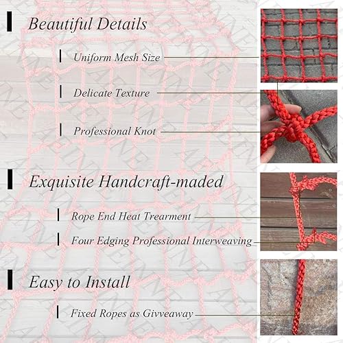 Miniatura 3 de Red de carga para niños que escalan, red de cuerda para escalar, red de carga para patio de recreo, seguridad para escalada al aire libre, gran red