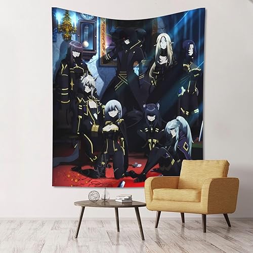 The Eminence - Tapiz de anime en sombra, para dormitorio, sala de estar, arte para el hogar, manta de franela suave, 60 x 51 pulgadas