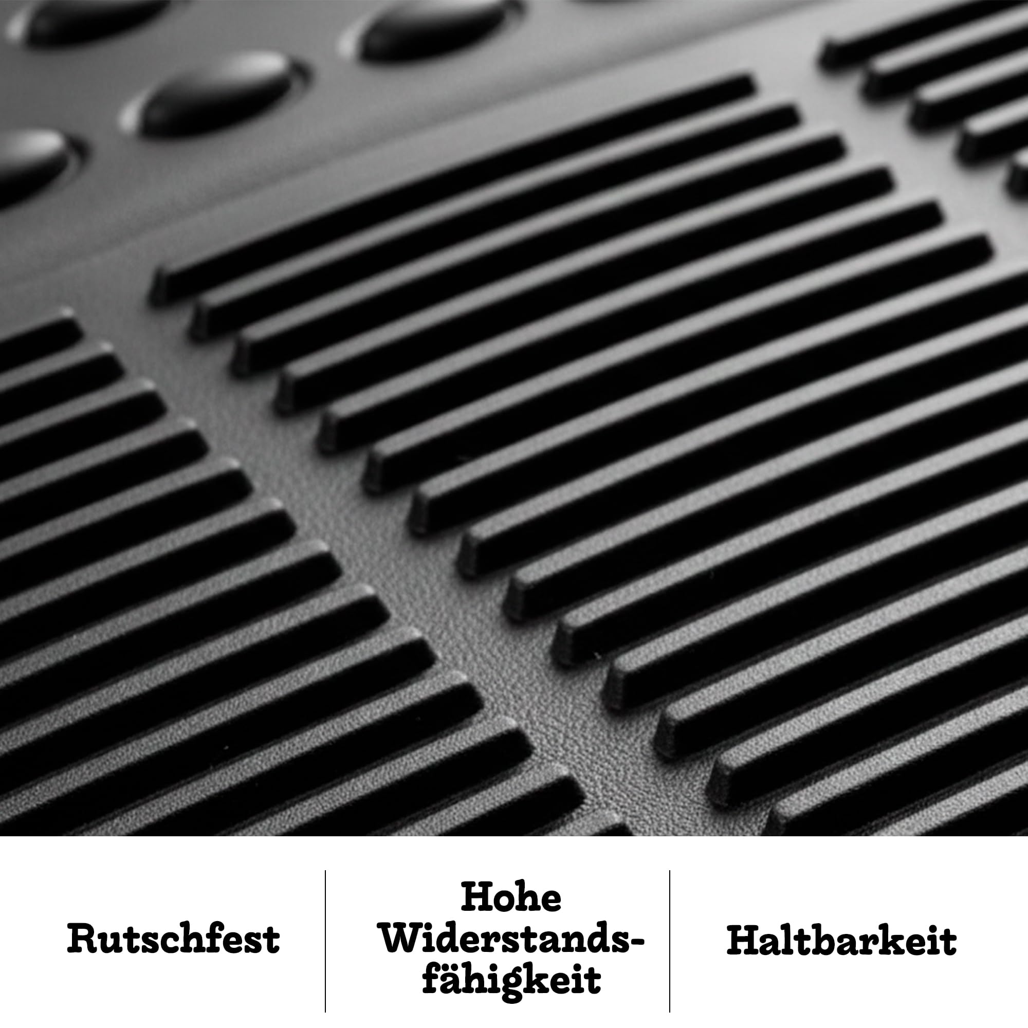 Universelle Autofußmatten, 5-teiliges Set für den Innenraum (2 vorne + 2 hinten + 1 Kofferraummatte), Flexible PVC-Gummimatte wasserdicht, antirutschmatte Auto und zuschneidbar