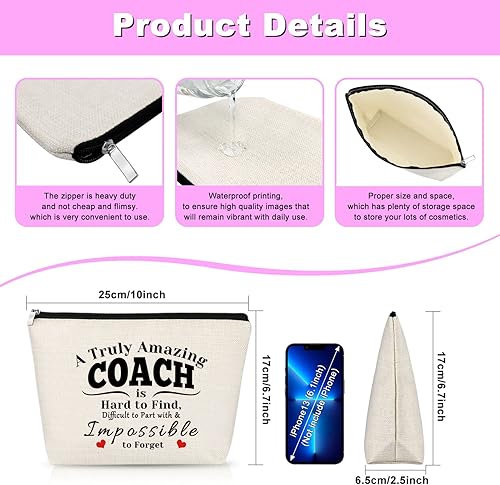 Miniatura 2 de 2Pcs 3Pcs Coach Gift Makeup Bag Thank You Gift for Coach
