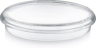 Teabloom Replacement Glass Lid for Teabloom Vitality Infuser Mug – Durable Borosilicate Lid and Coaster, Microwave & Dishwasher Safe