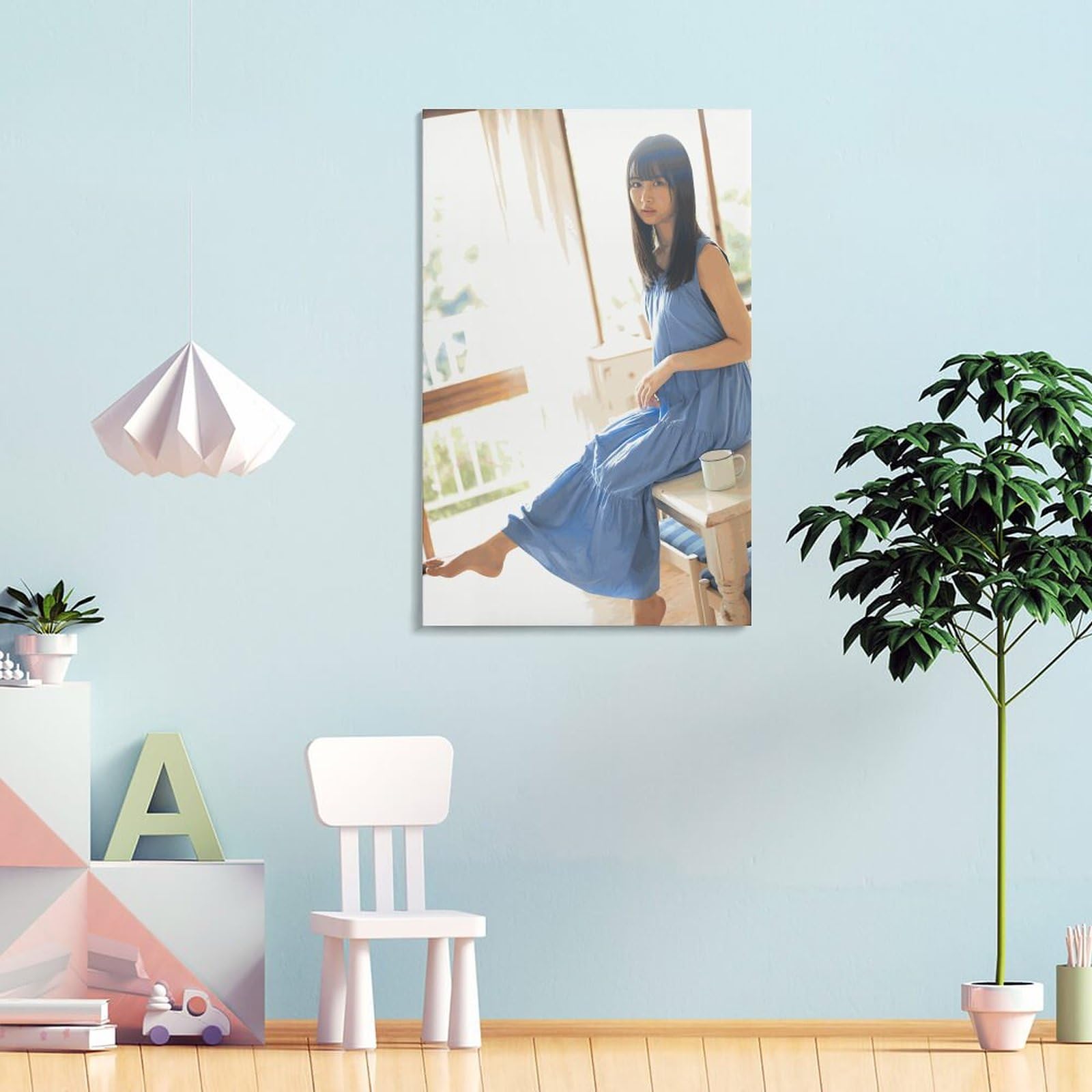 Amazon.co.jp: 上村ひなの(日向坂46)最新グラビア水着画像写真ポスター