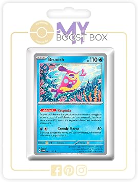 Bruxish 049/191 Reverse - my-booster X Scarlatto e Violetto 8 - Scintille Folgoranti Box of 10 Pokemon Italian Cards
