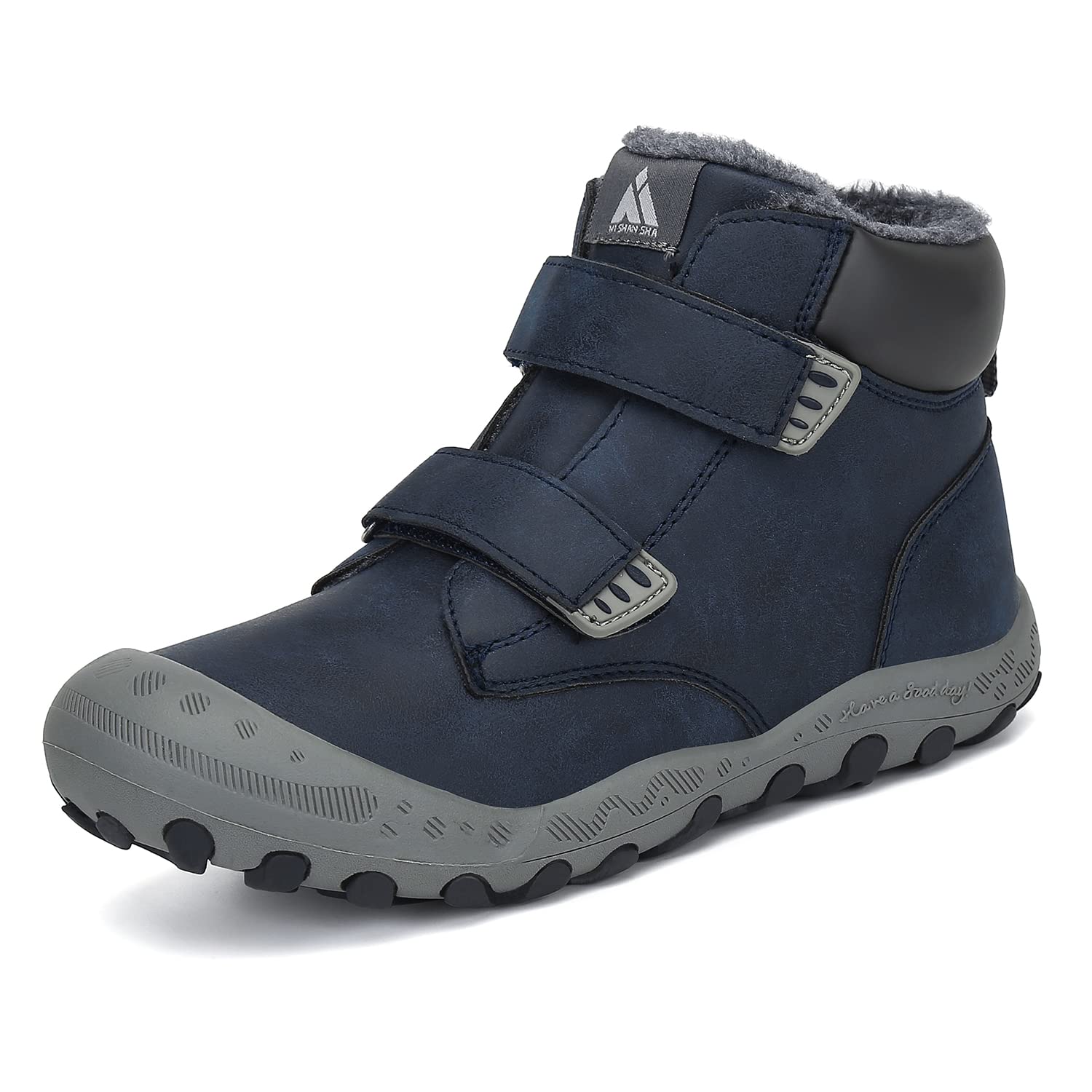 Mishansha Kids Hiking Boots Toddler Girls Boys Hiking Shoes Water-Resistant Anti-Collision Non-Slip Athletic Outdoor Trekking Boots — view 39