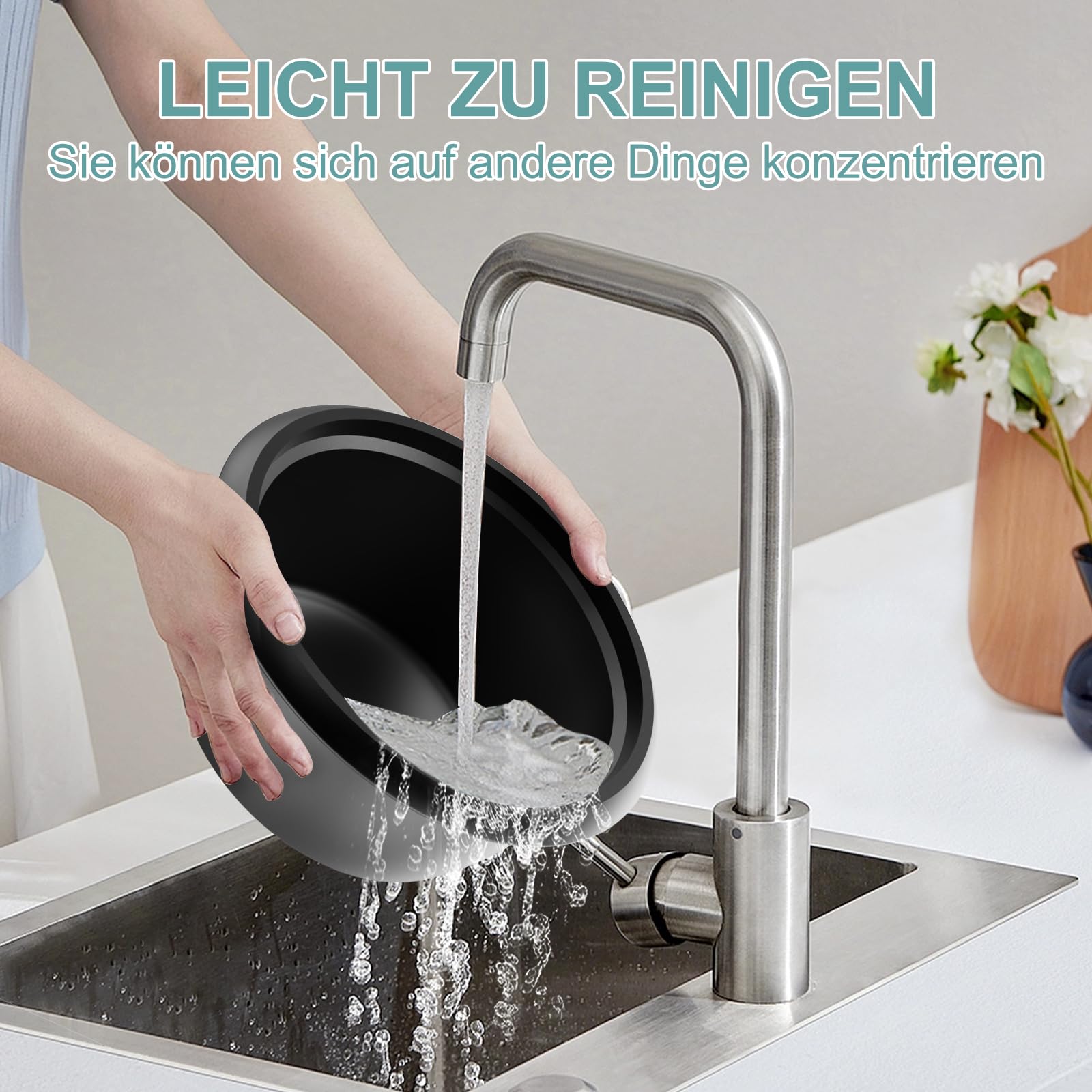 Macook Reiskocher（0,6 Liter, 3 Tassen) 300W - Reiskocher Klein für 1 bis 6 Personen, Antihaftbeschichtung, automatische Warmhaltefunktion, Anti-Trockenbrenner-Funktion.