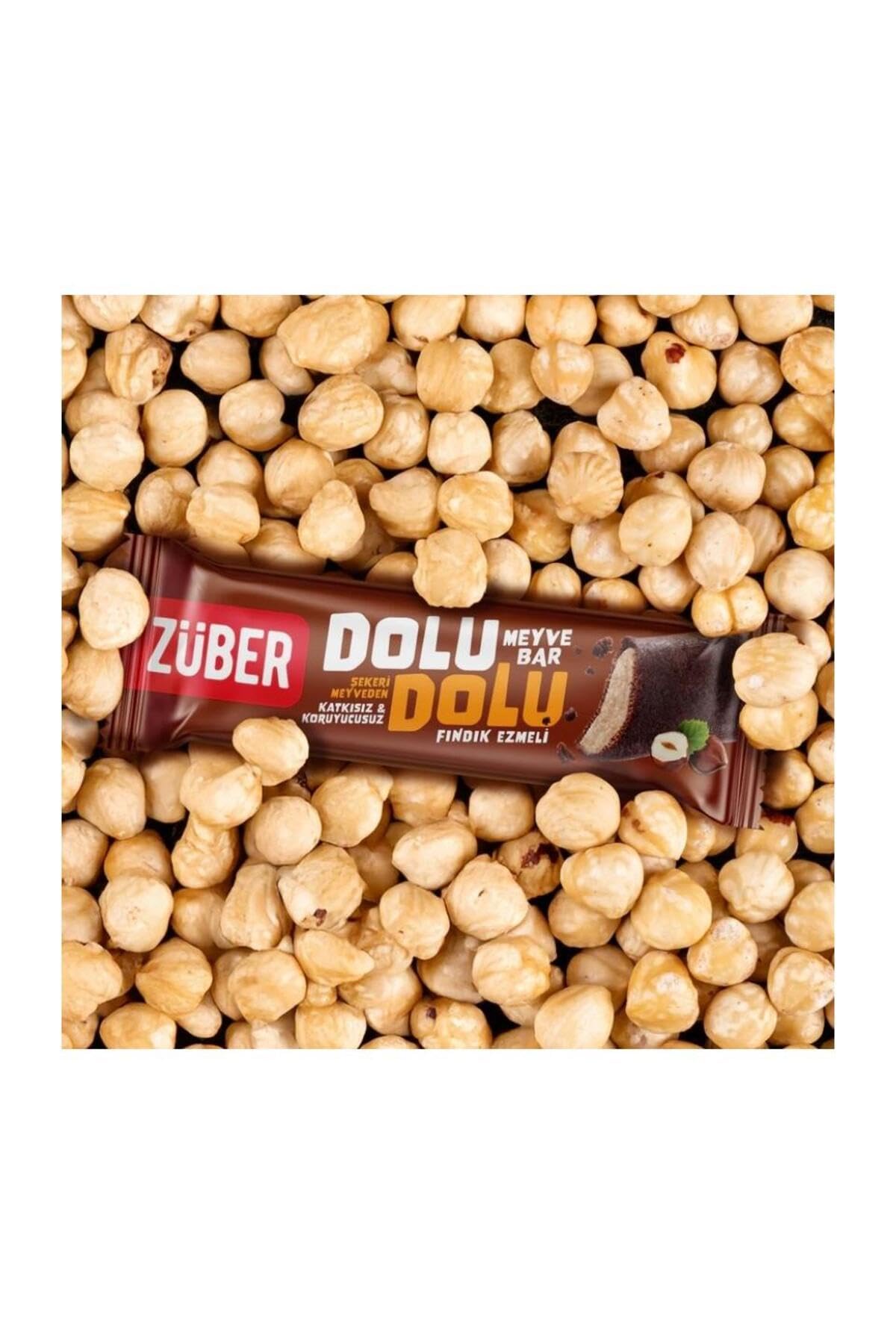 Züber Dolu Dolu Fındık Ezmeli Meyve Bar 30Gr