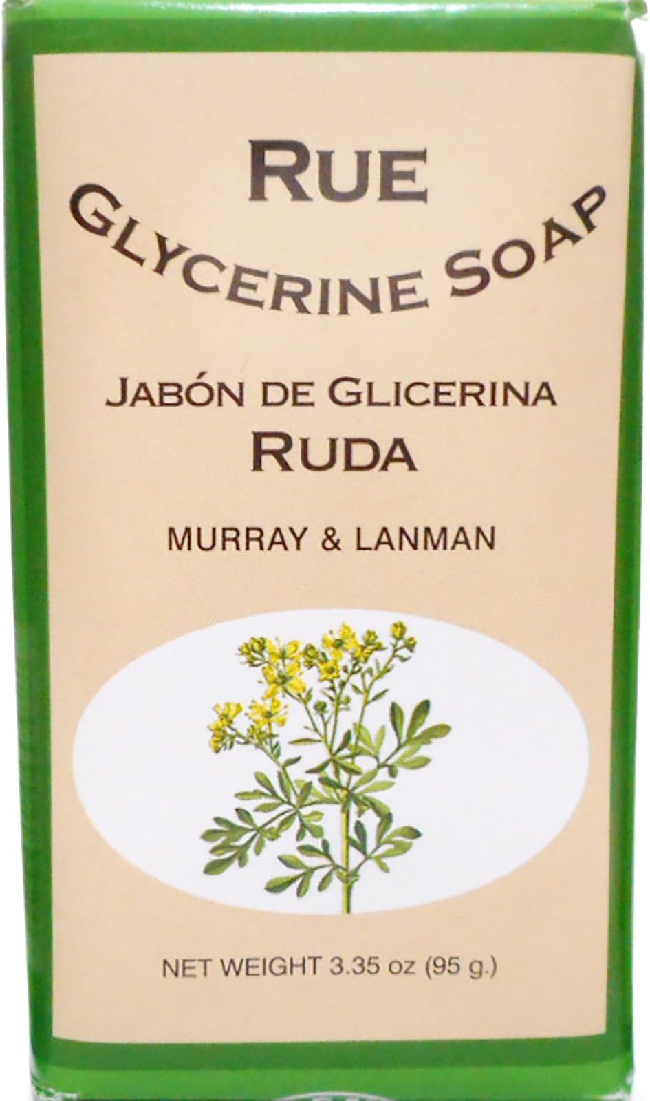 Rude & Gliceryn Soap 3.3 oz - Jabon de Ruda y Glicerina (Pack of 1)
