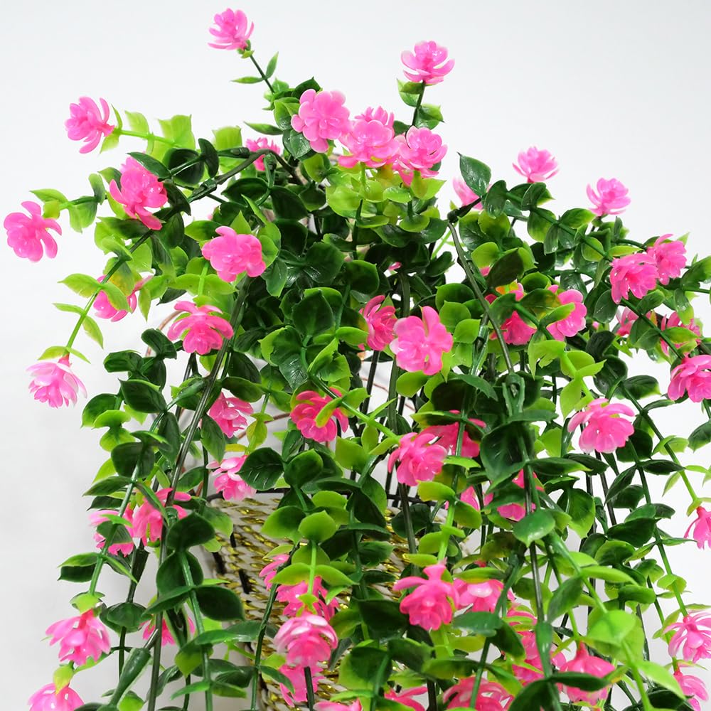 INSANYJ Plante Artificielle Tombante, 3 Pcs Vert Avec Pots Extérieure