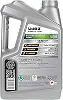 Vista 3 de Mobil 1 aceite de motor sintético avanzado de ahorro de combustible completo 0W-30, 5 cuartos de galón
